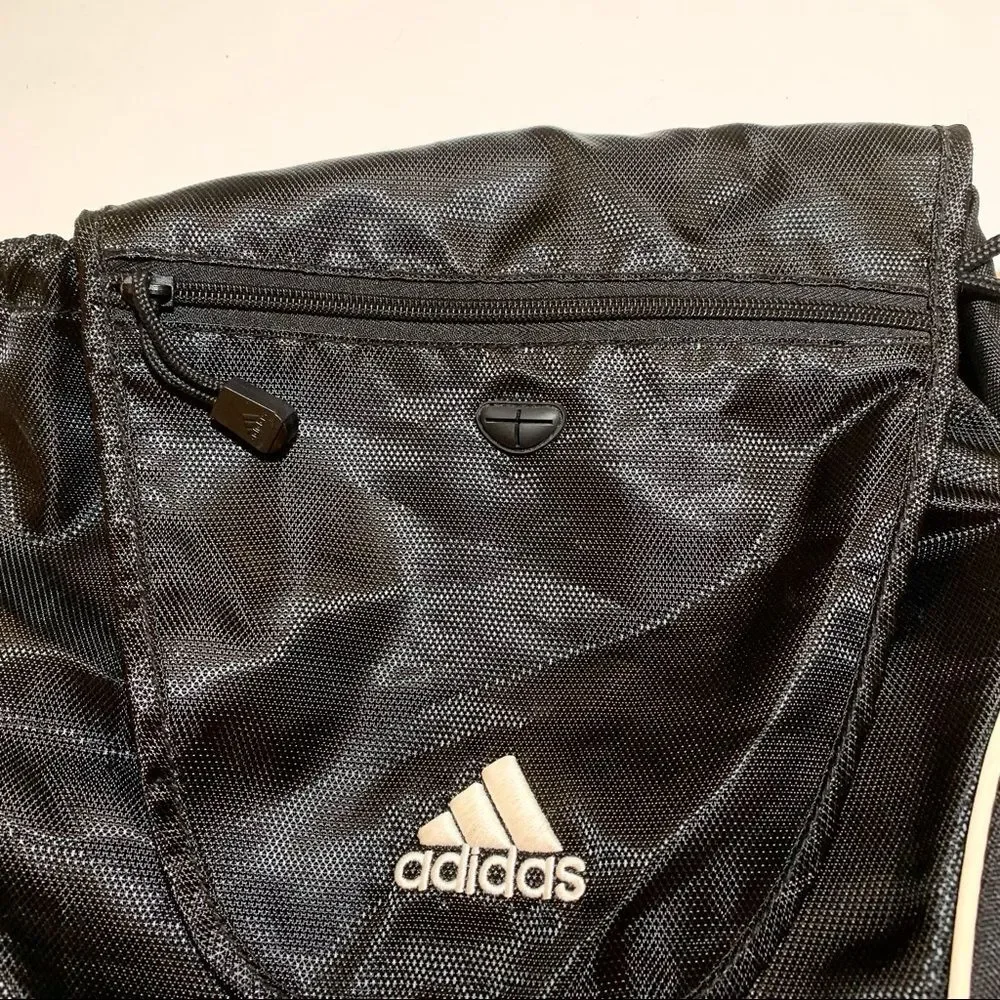 Adidas Canvas Black &‎ White Backpack